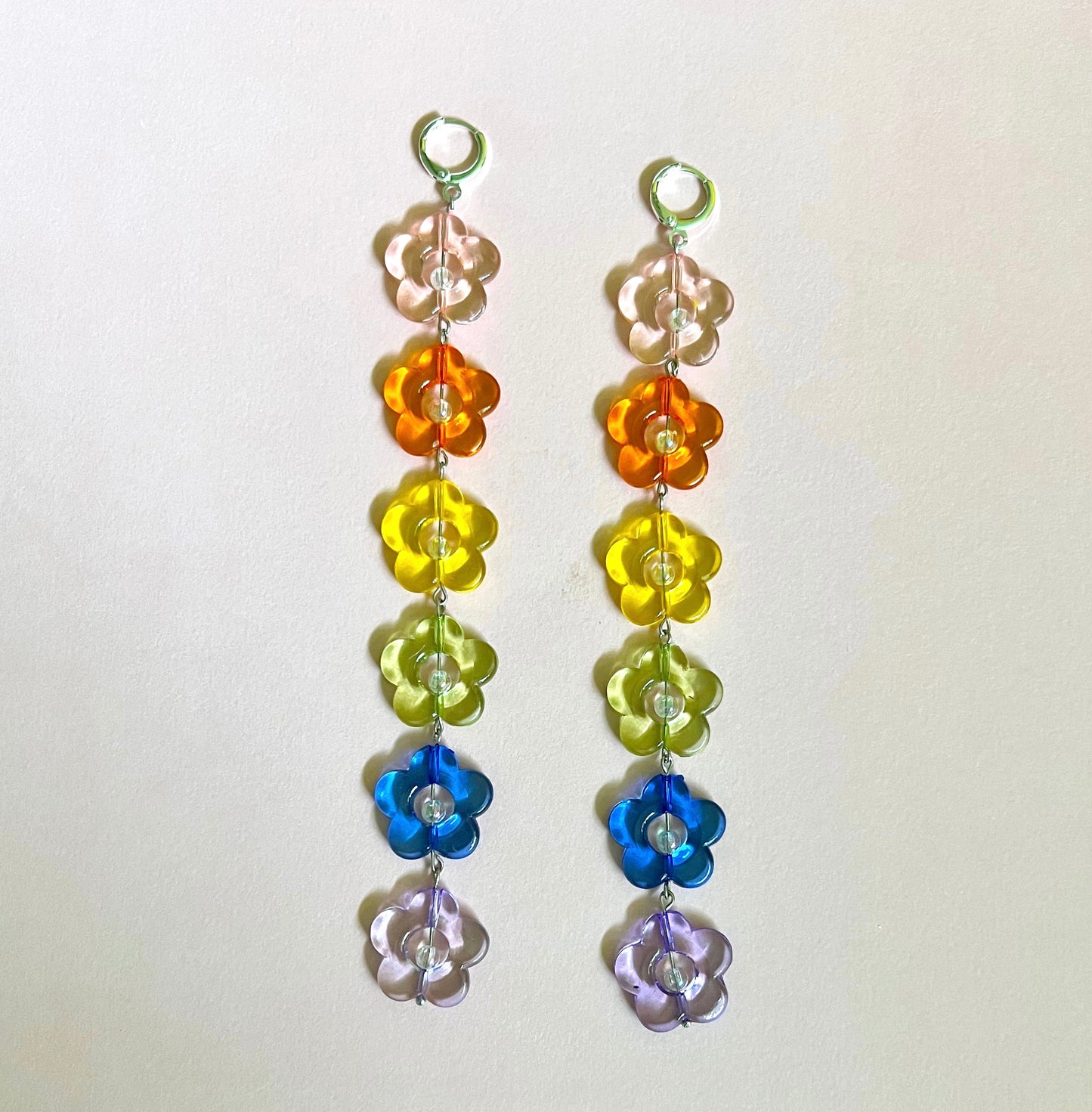 Rainbow Flowers (Large Dangles)