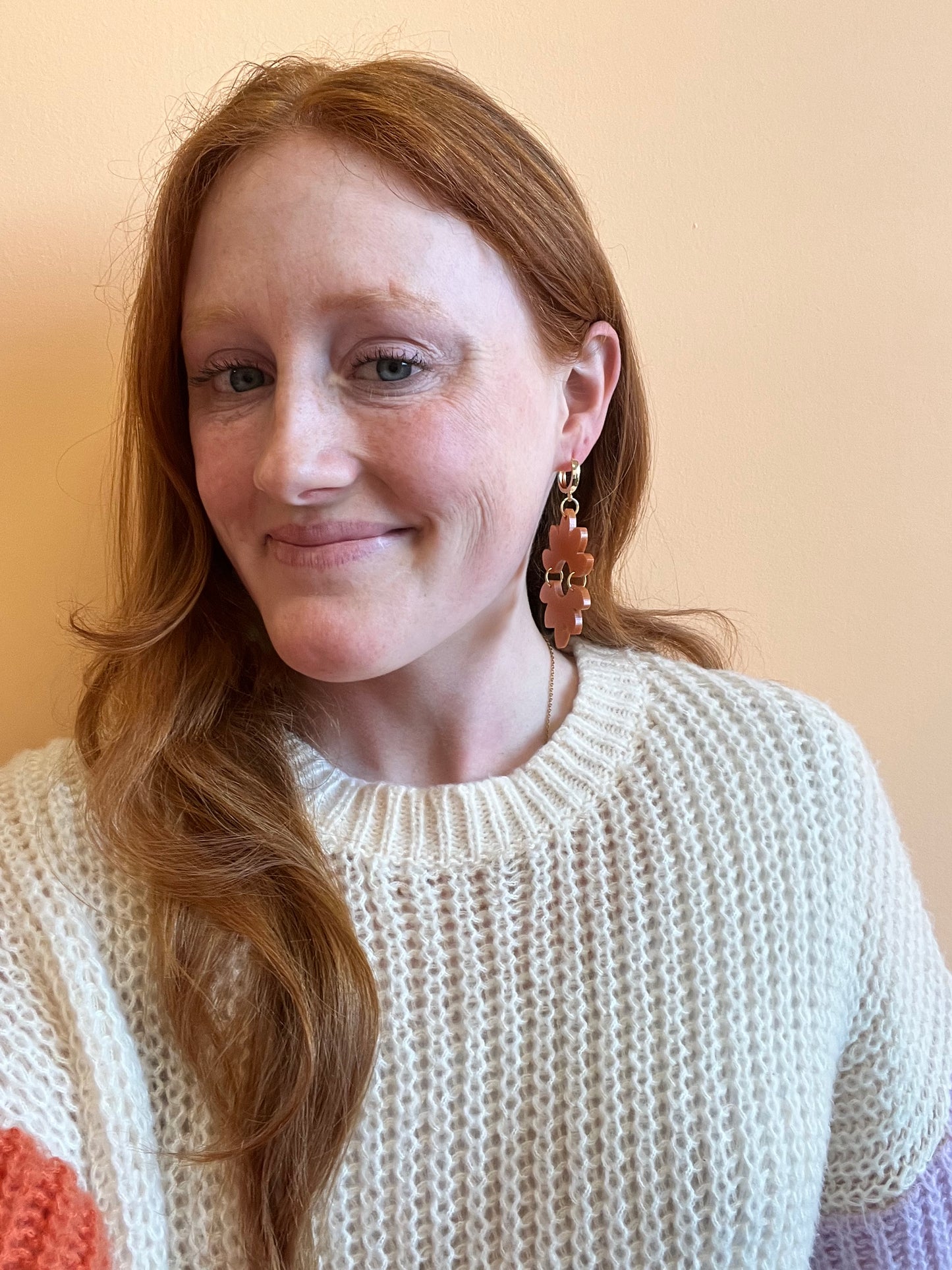 Dreamy Swirl Statement Earrings