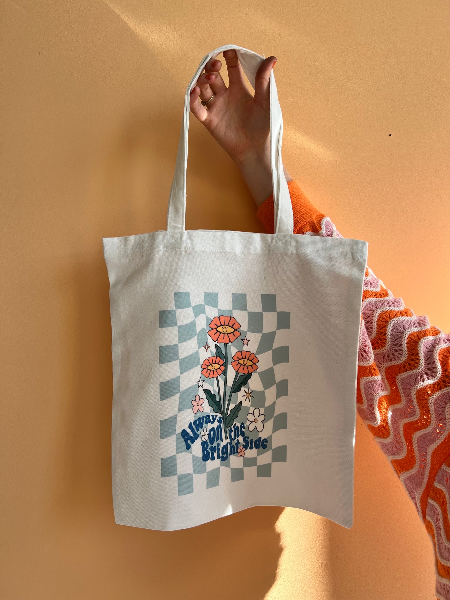 Always on the Bright Side-Tote Bag