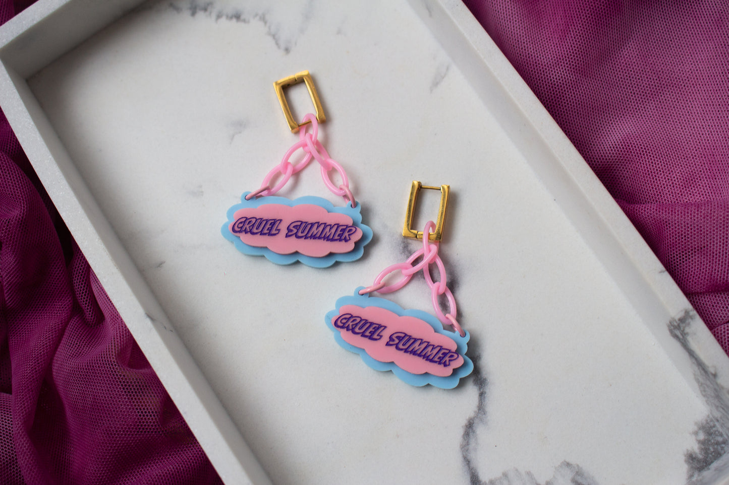 Cruel Summer (2 in 1) Taylor Swift Earrings