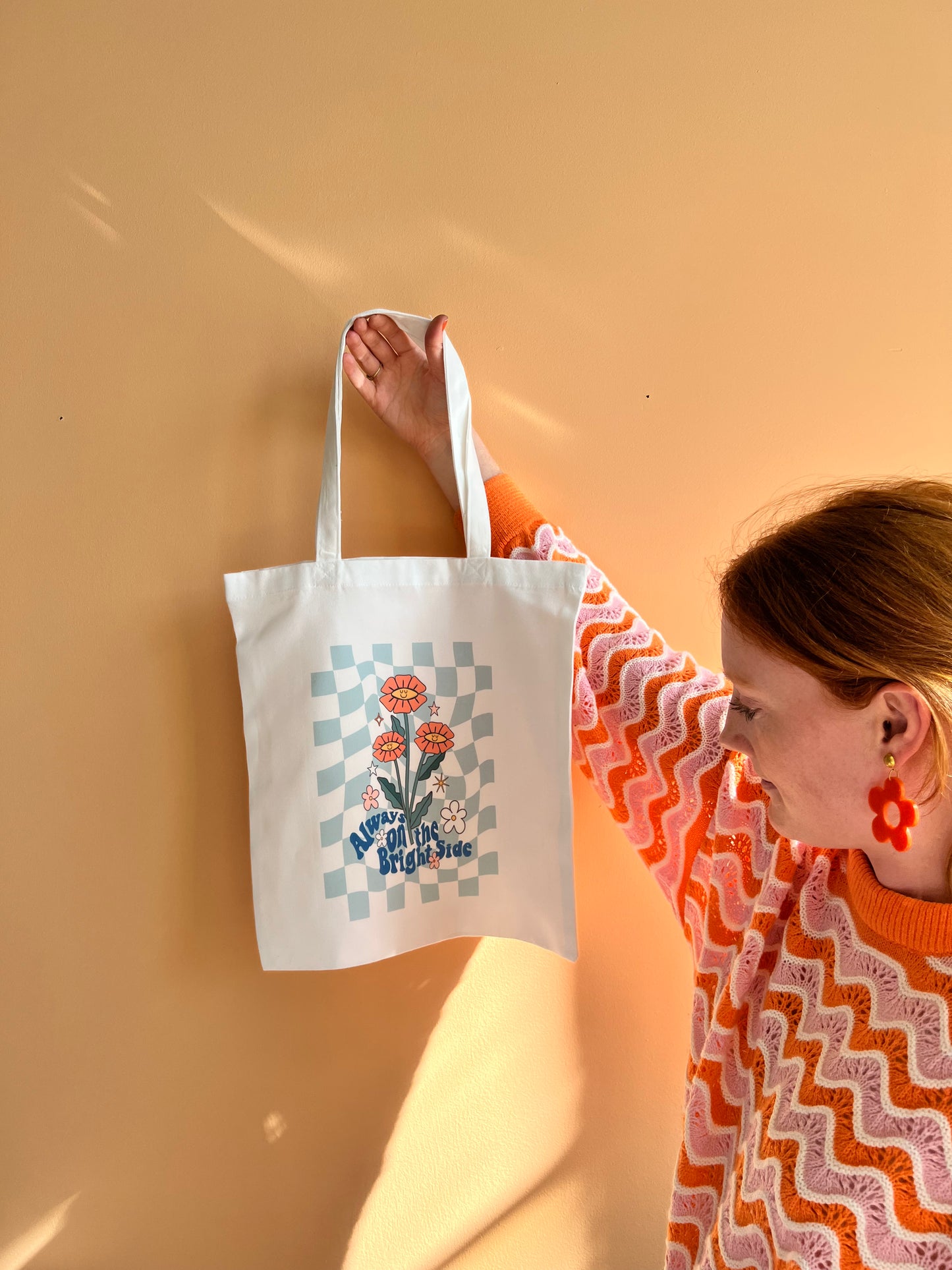 Always on the Bright Side-Tote Bag