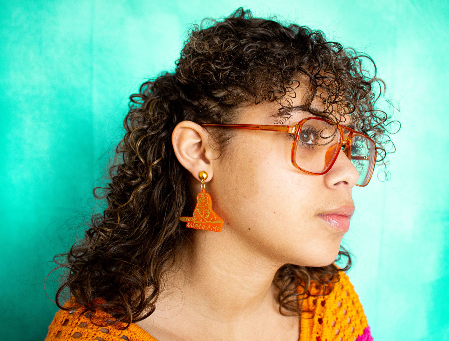 Karma is a Cat Taylor Swift Earrings