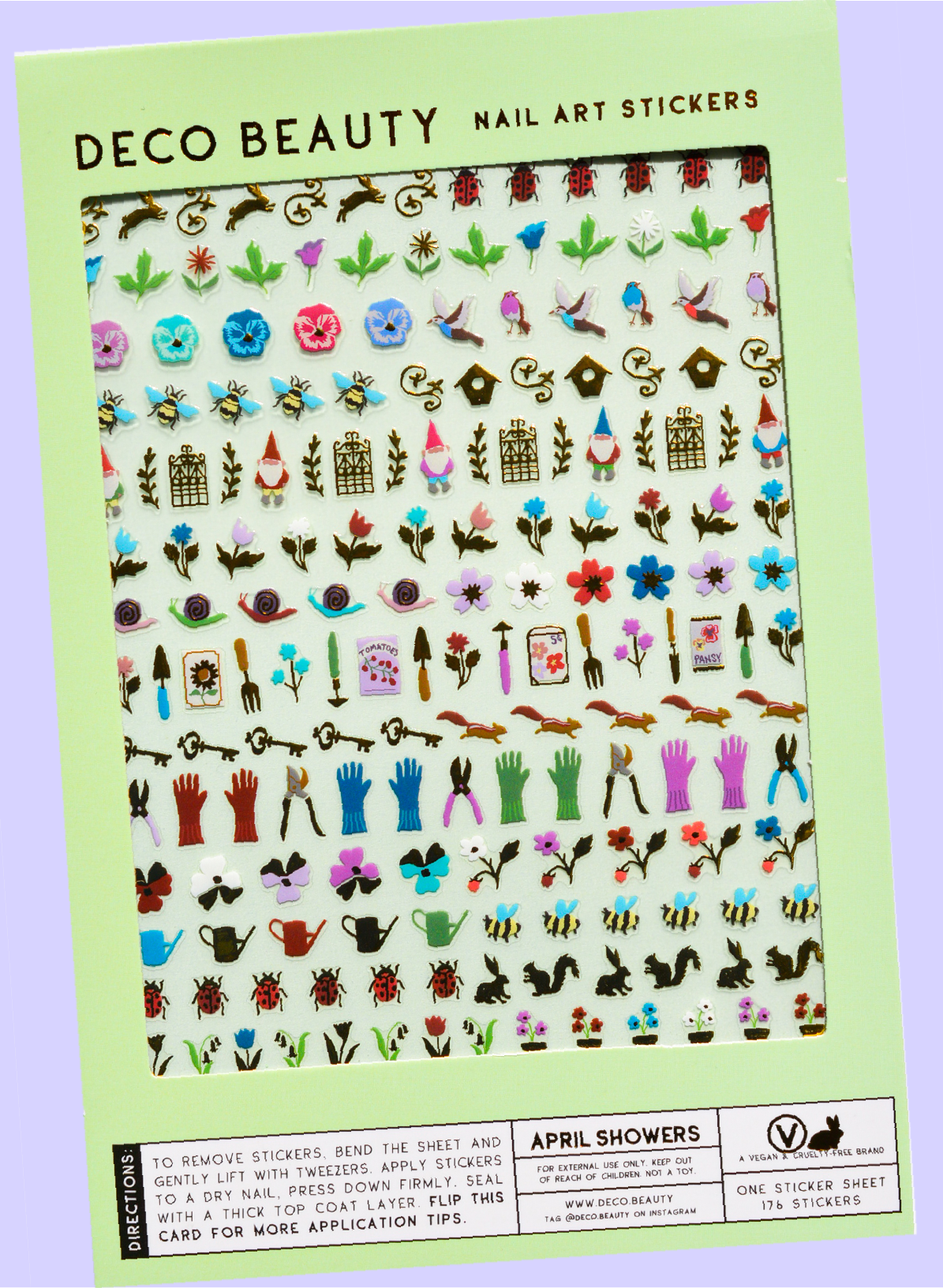Nail Art Stickers - APRIL SHOWERS