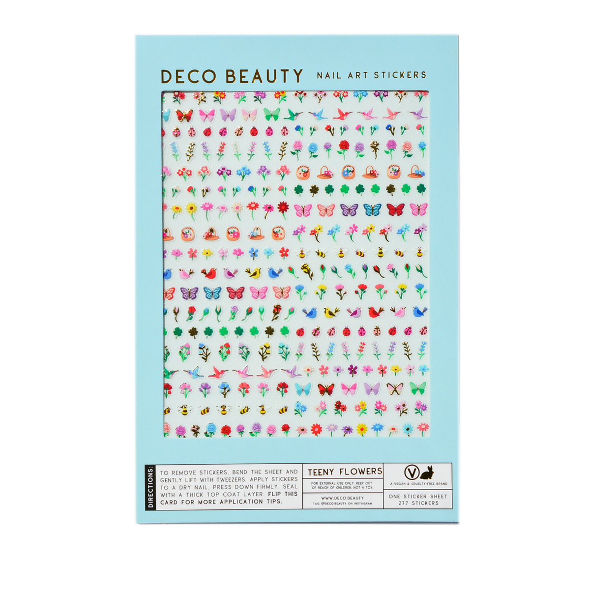 Nail Art Stickers - TEENY FLOWERS