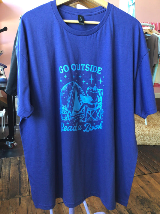 “Go Outside, Read A Book” Shirt