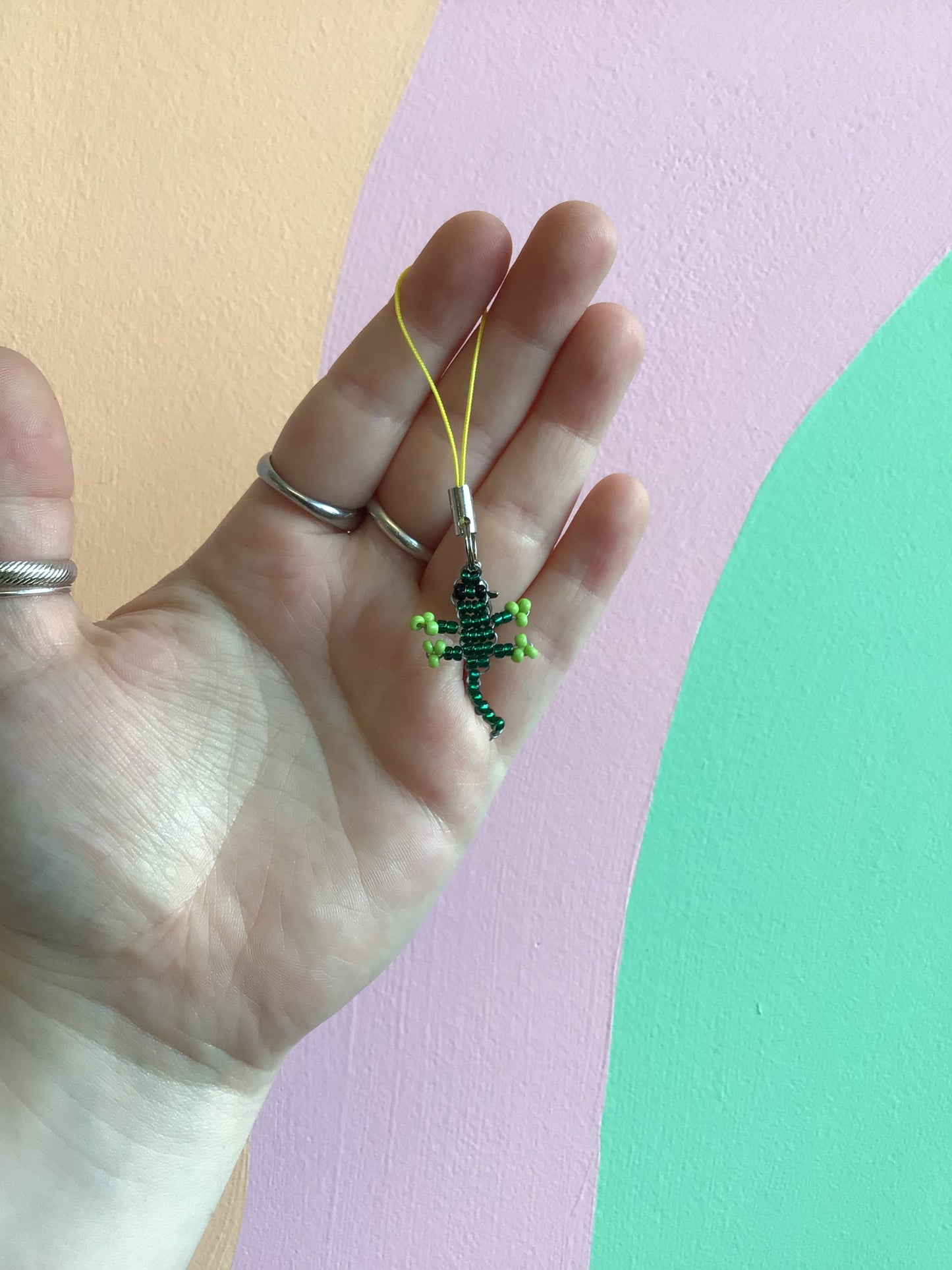 Teeny Beaded Phone/Bag Charms
