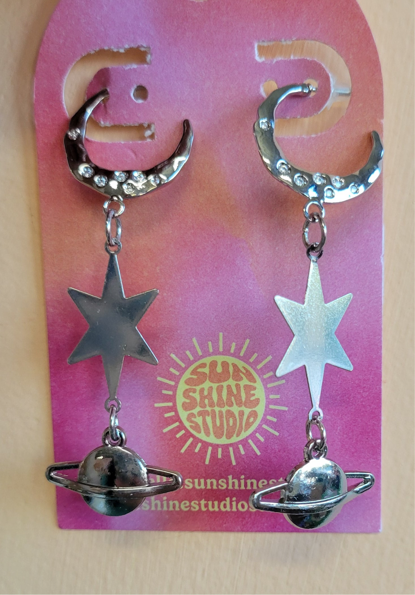 Stellar Planets Dangle Earrings