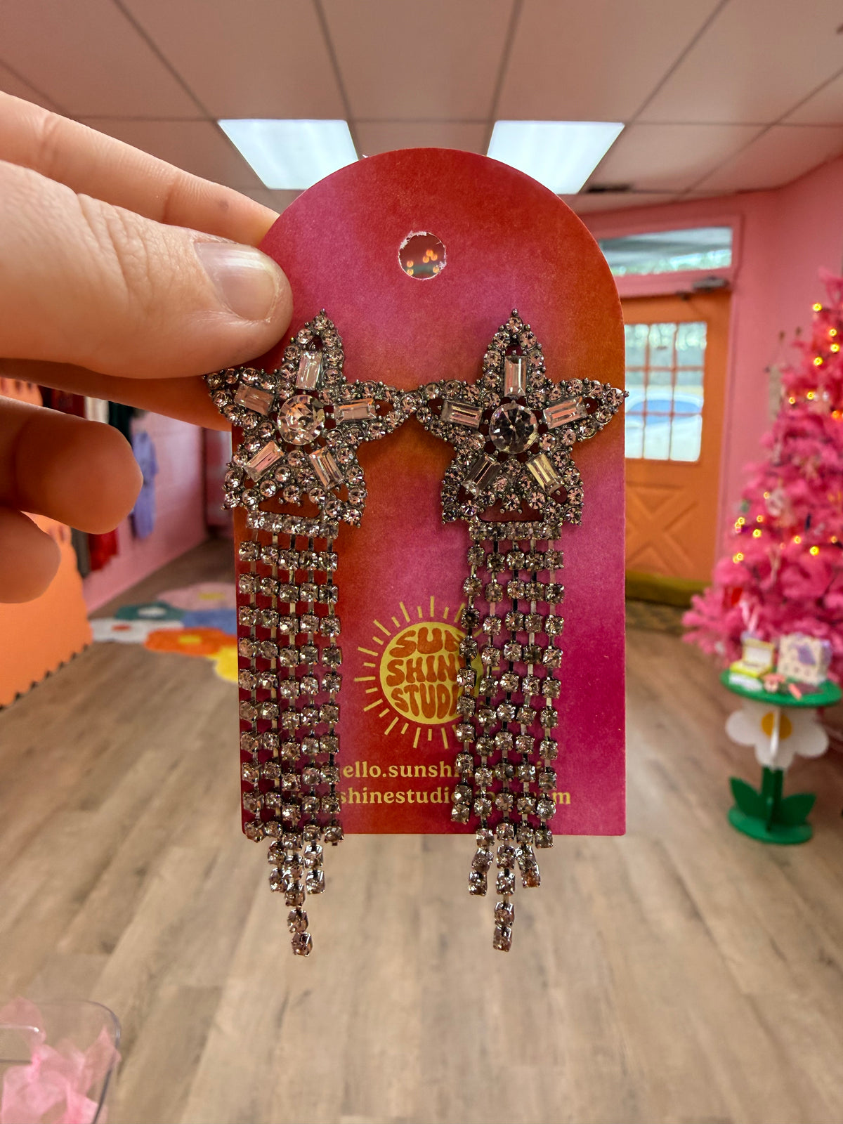 Sparkle Statement Earrings