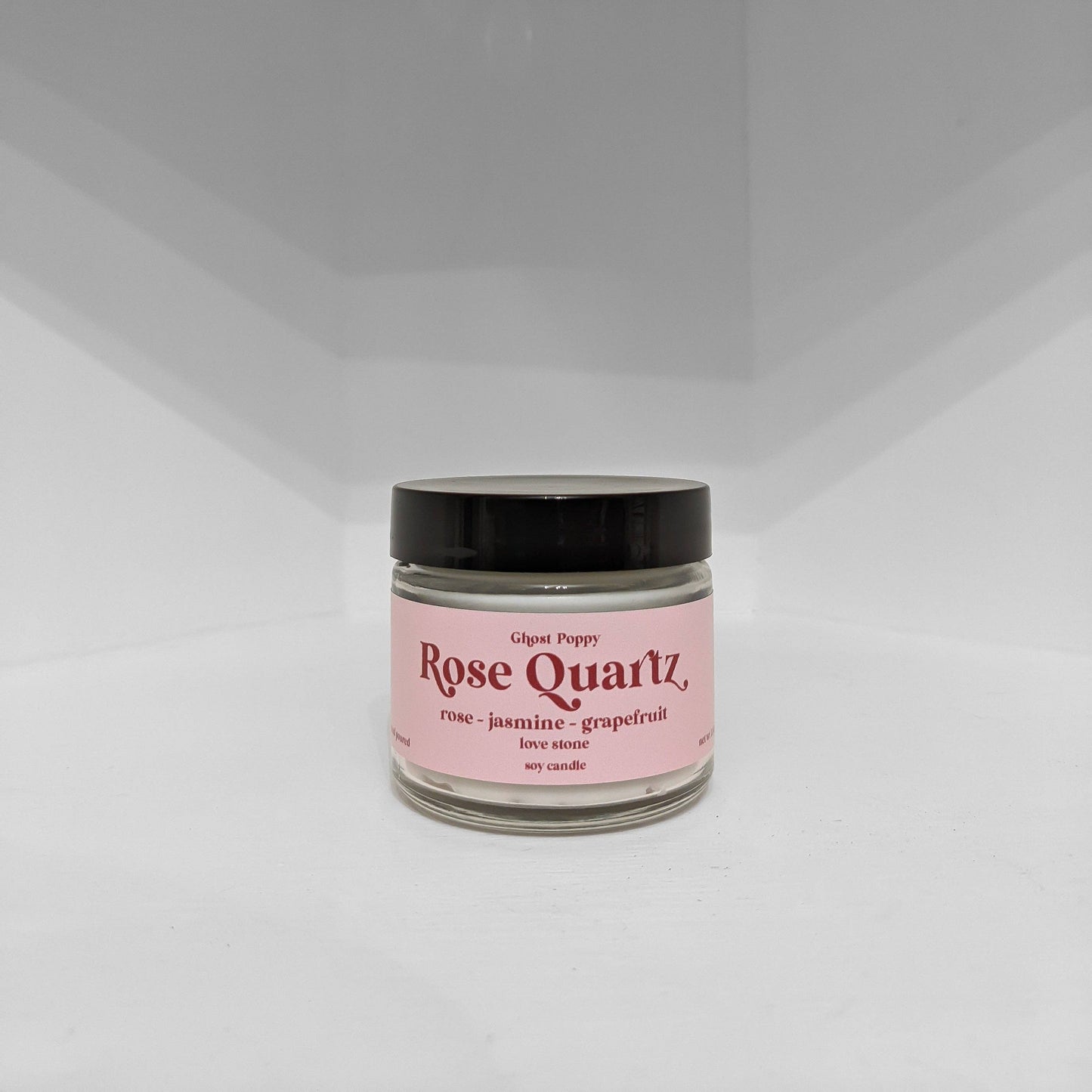 Rose Quartz Mini Candle