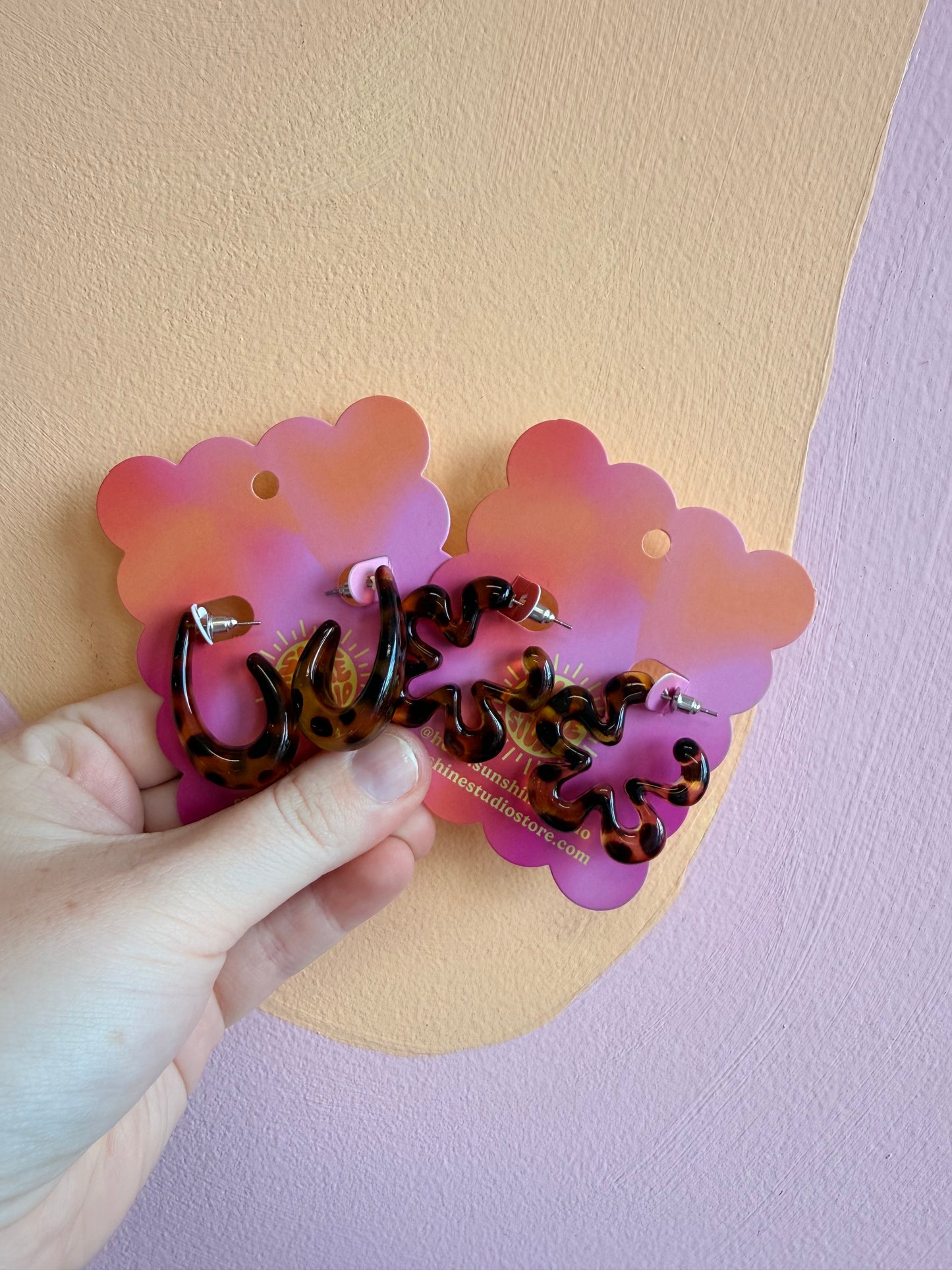 Funky Tortoise Earrings