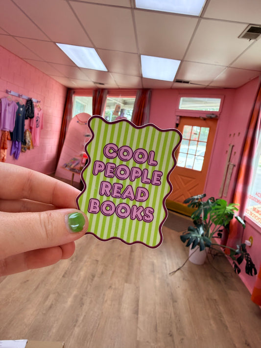 “Cool People Read Books” Sticker