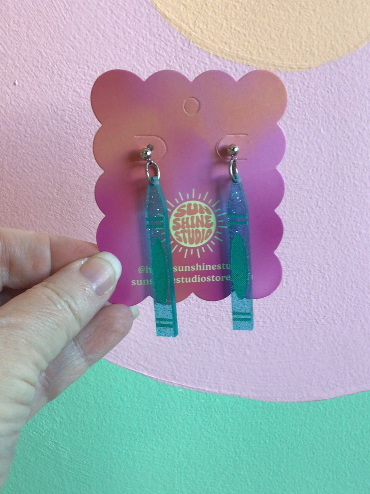 Jumbo Crayon Earrings