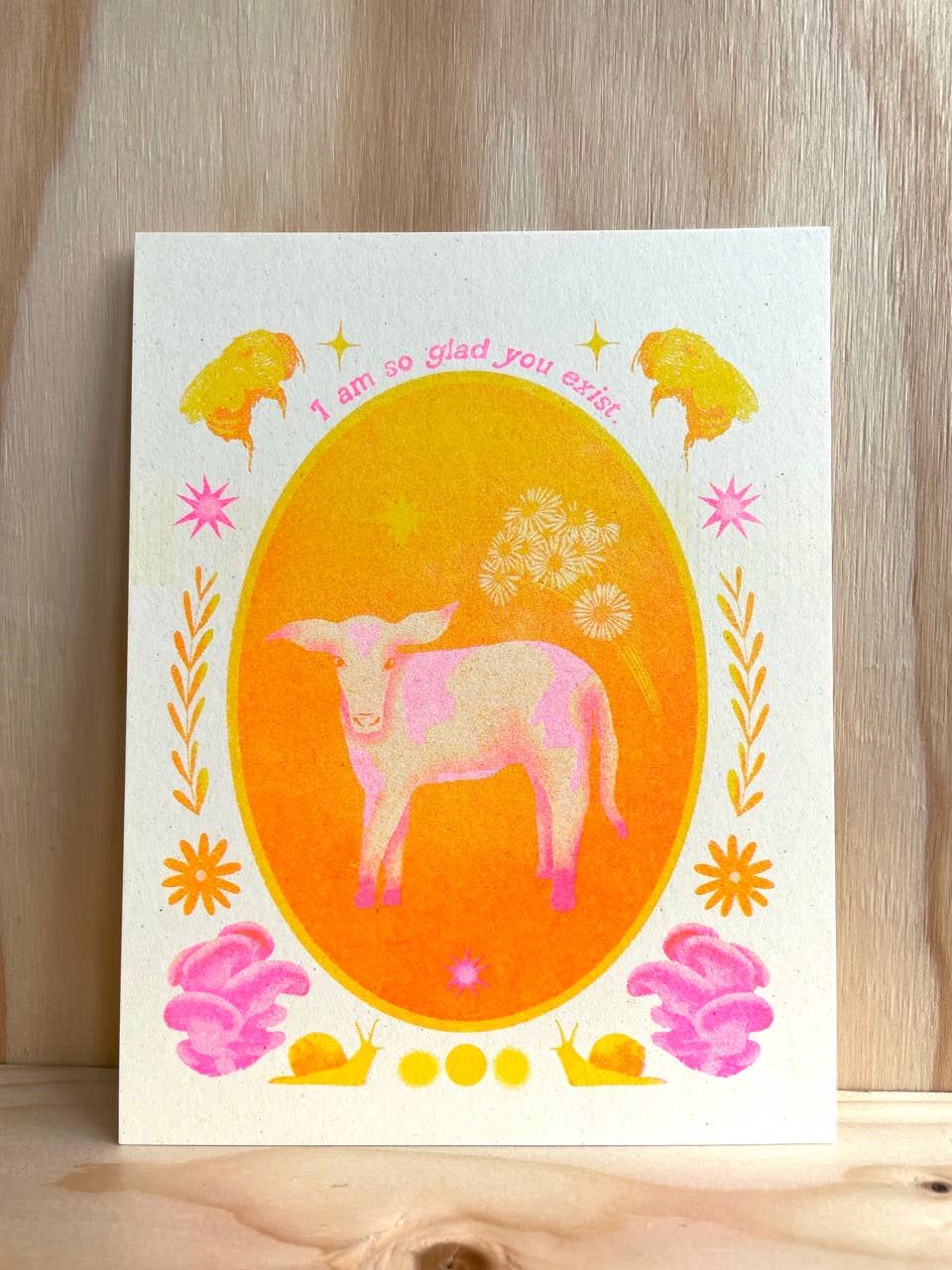 Cow (mini risograph)
