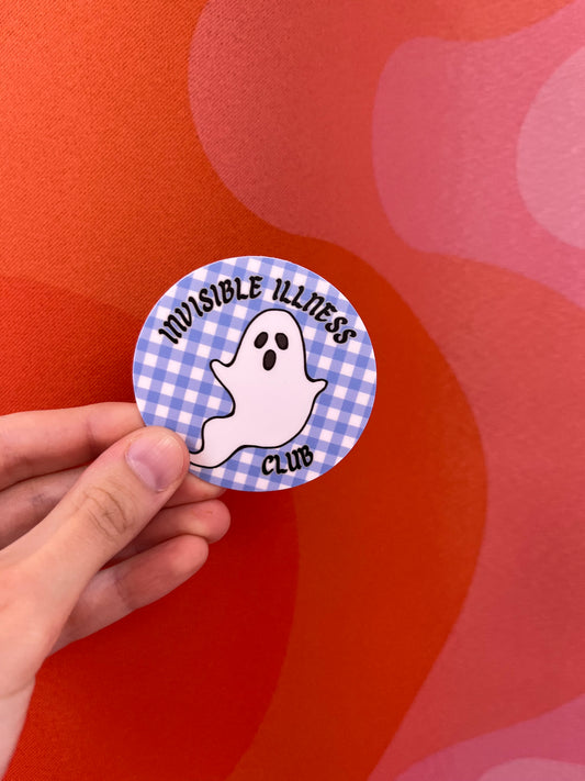 Invisible Illness Club Sticker