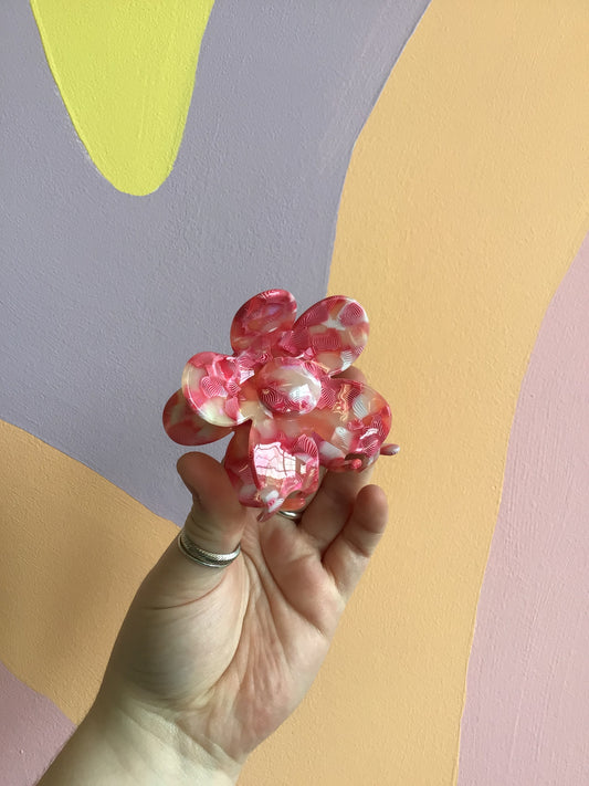 Terrazzo Daisy Hair Claws