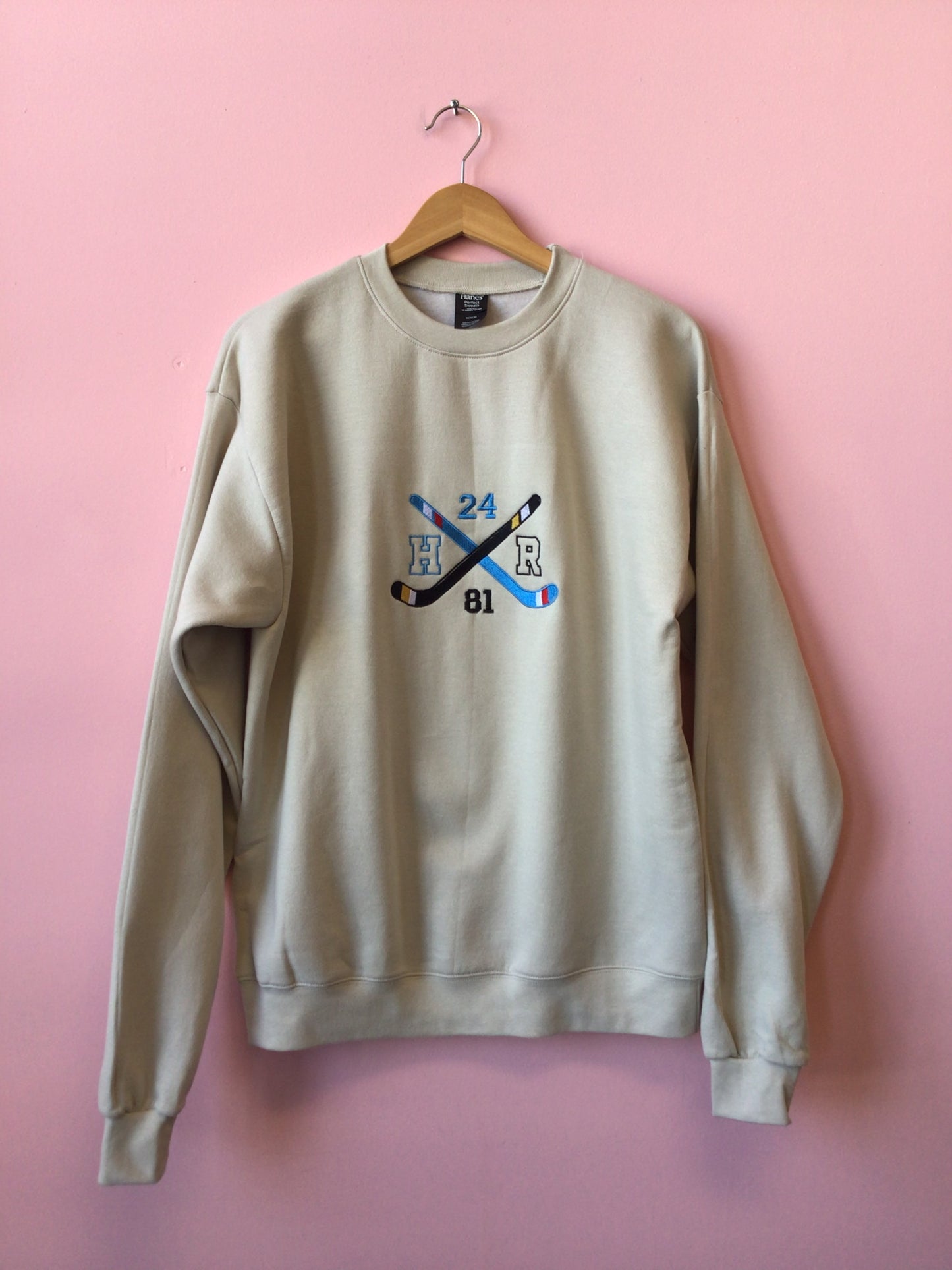 Hockey Stick Heated Rivalry Embroidered Top