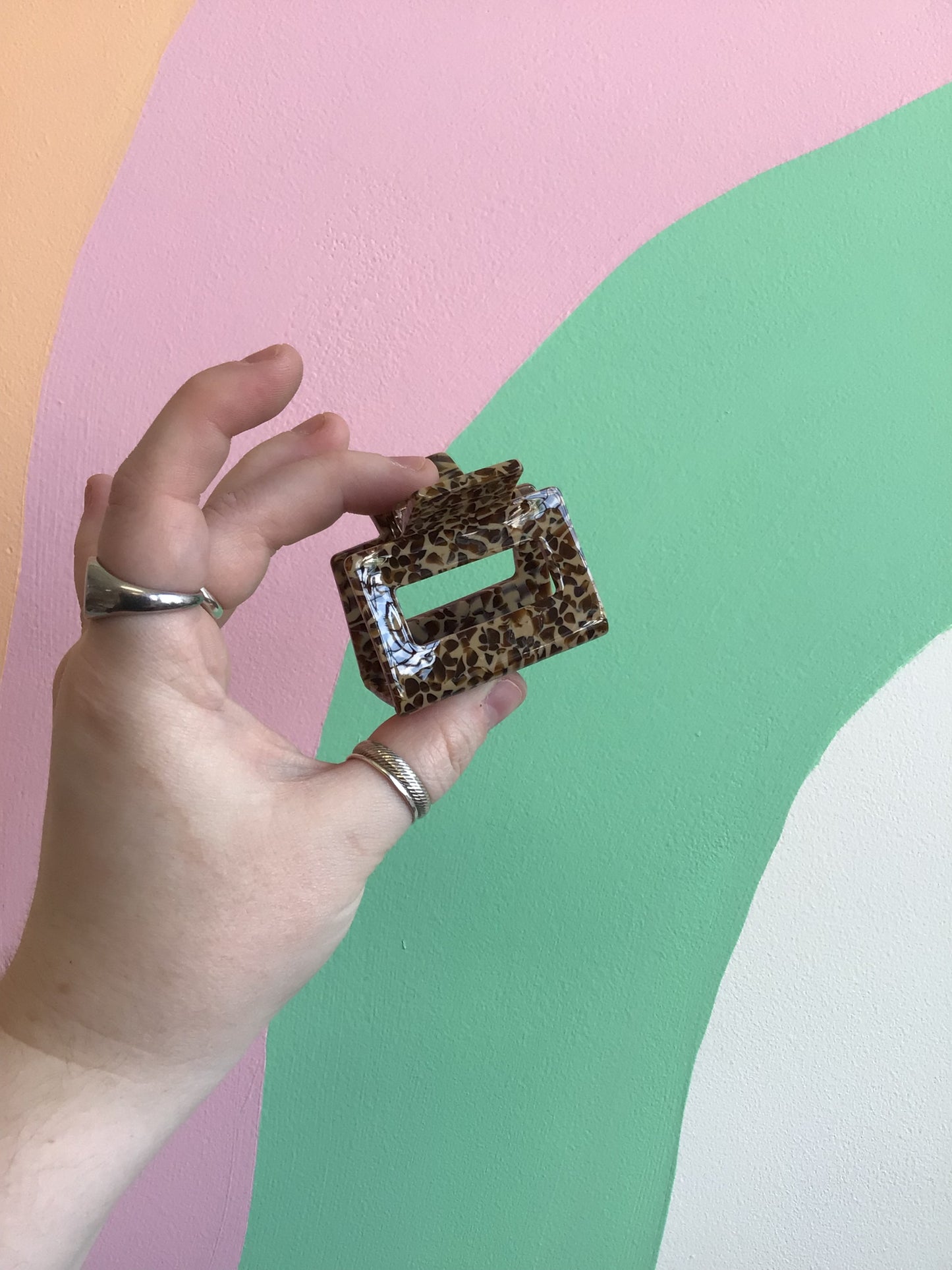 Mini Rectangle Hair Claws