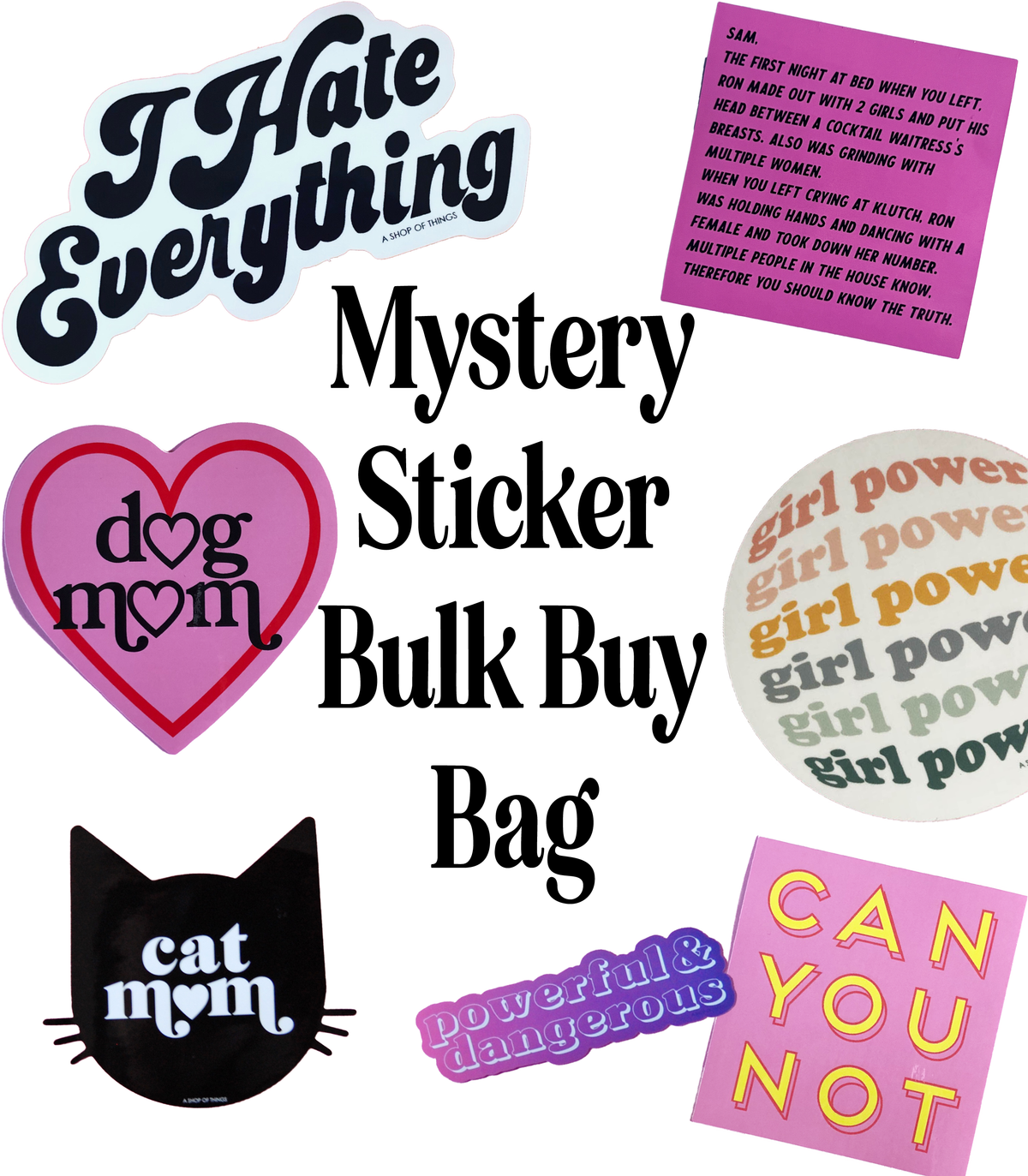 Mystery Stickers Bag