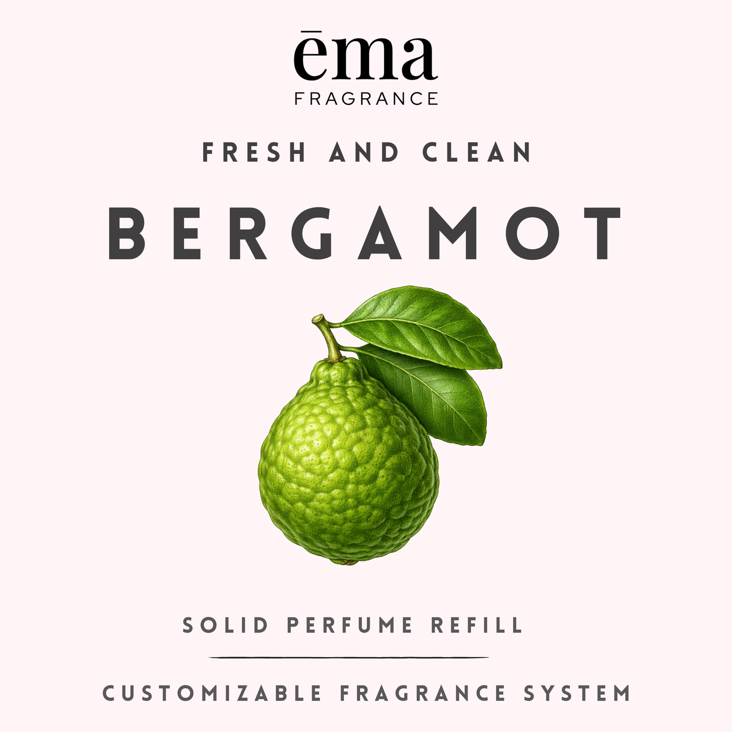 Bergamot Solid Perfume Pod (2g) | Refillable Clean Fragrance