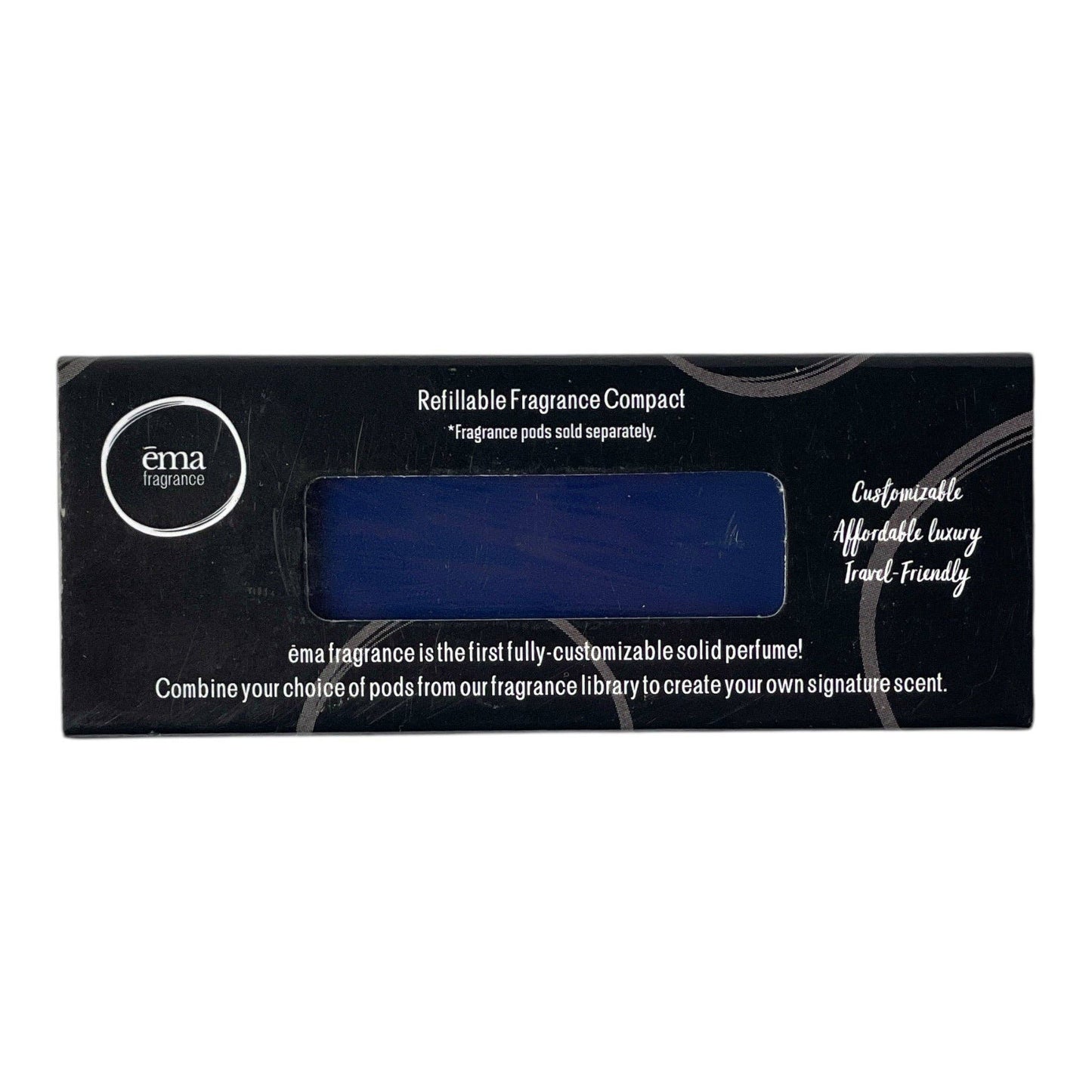 Monaco Midnight Blue Refillable Compact - ema