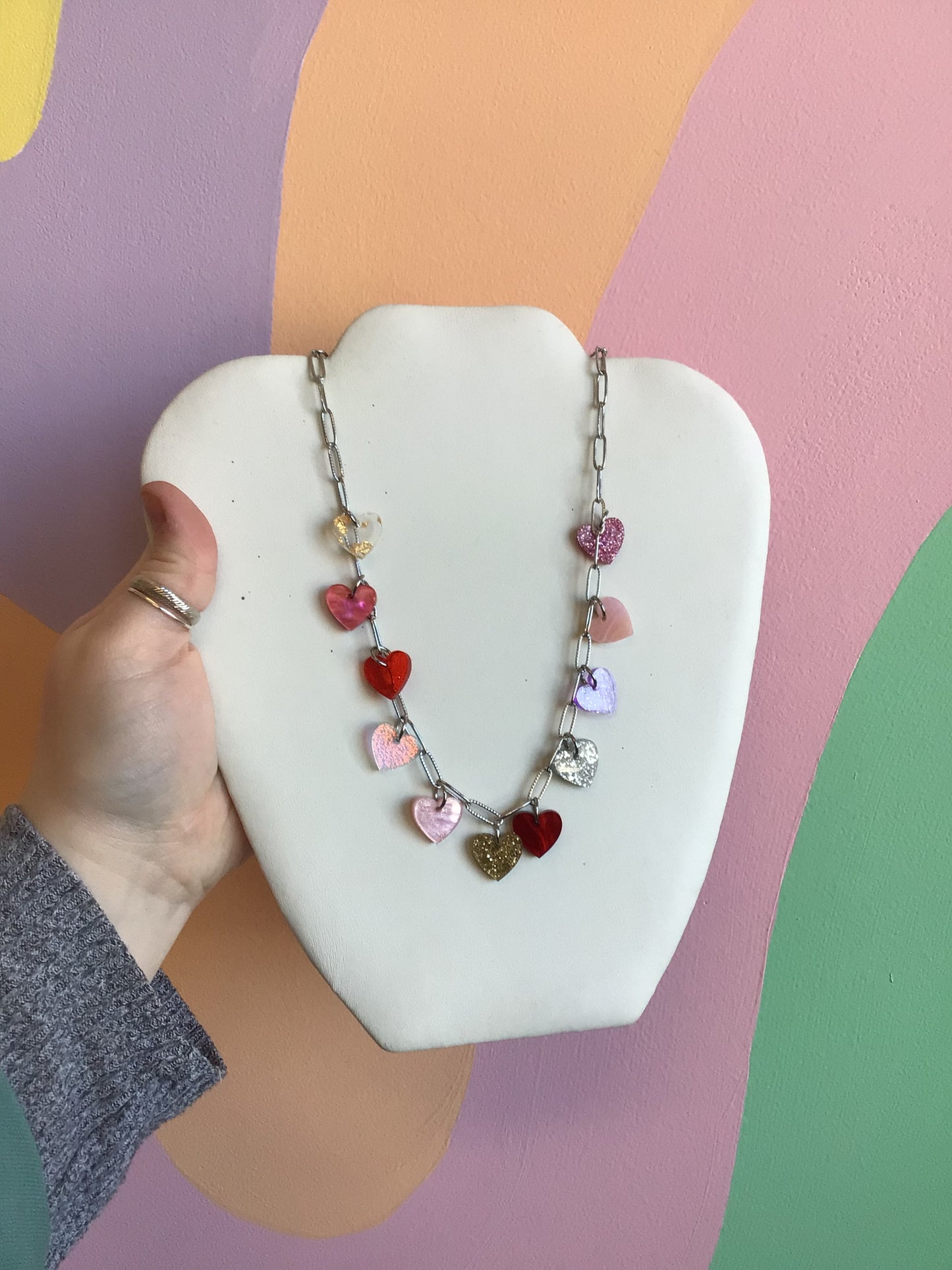 Abundant Love Heart Charm Necklace