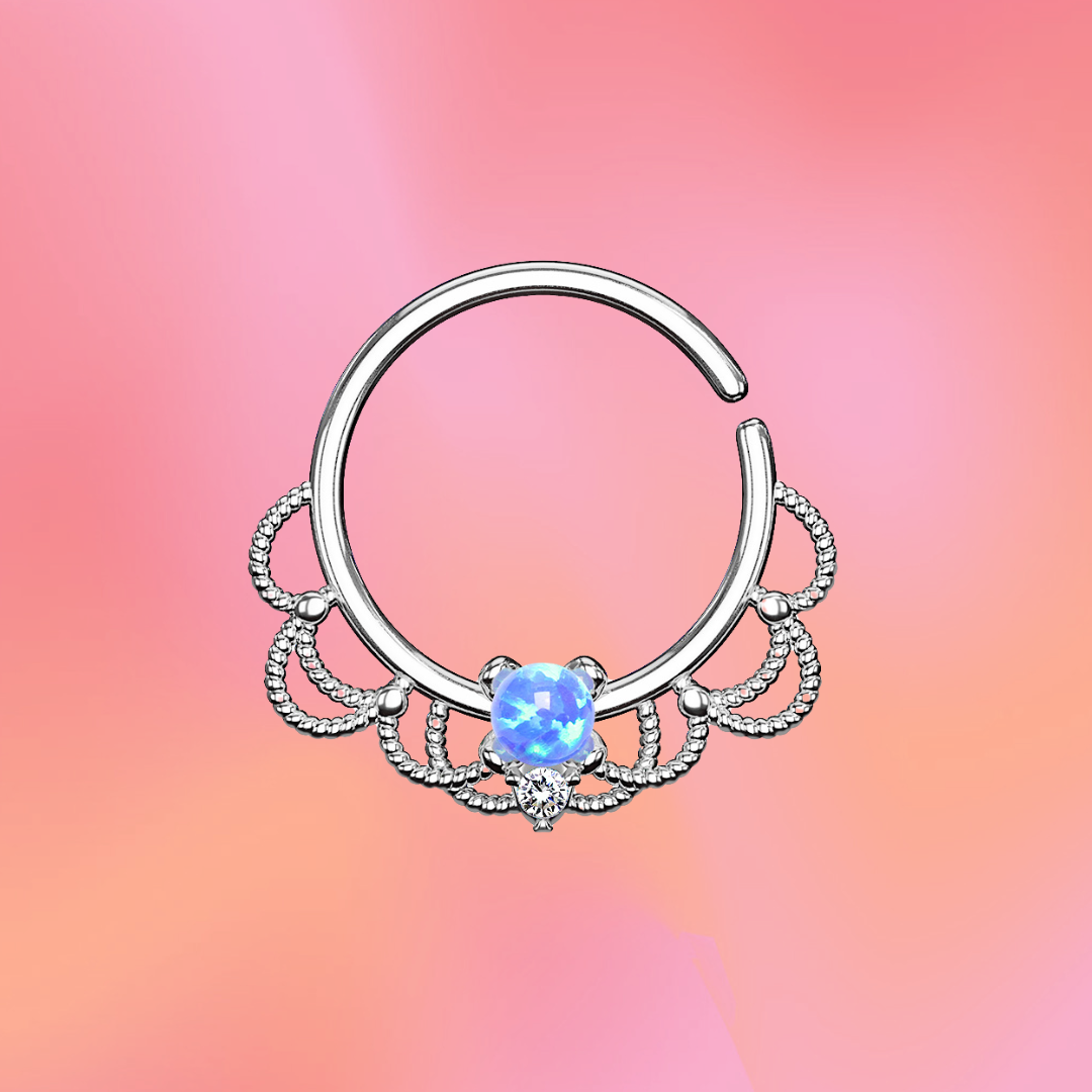 Snot Drop Rings Hoop Rings for Nose Septum, Daith and Ear Cartilage – Sunshine Studio