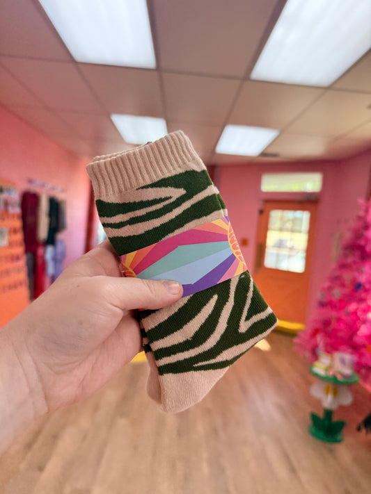 Cozy Animal Print Socks