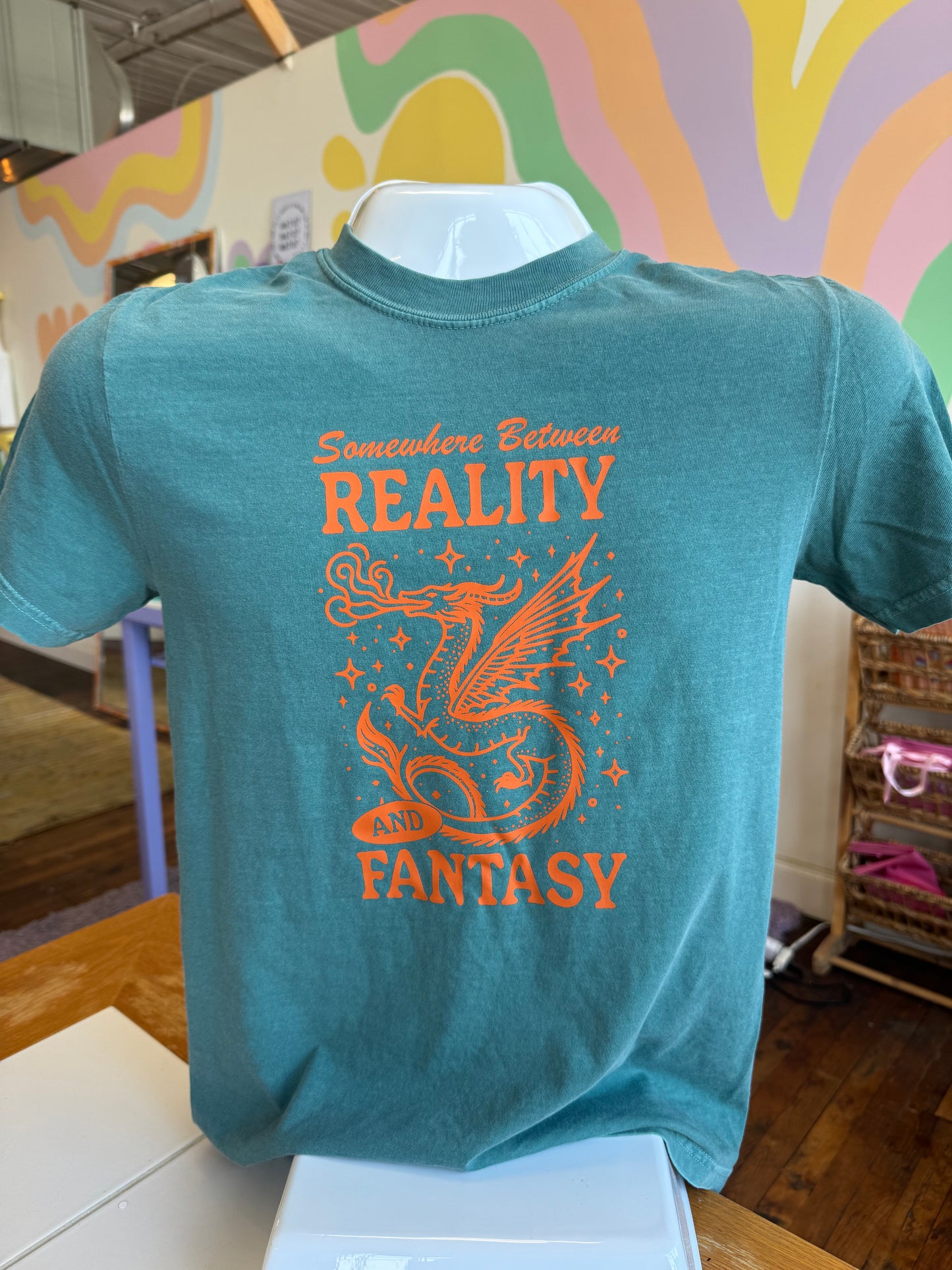 Somewhere Between Reality and Fantasy Shirt