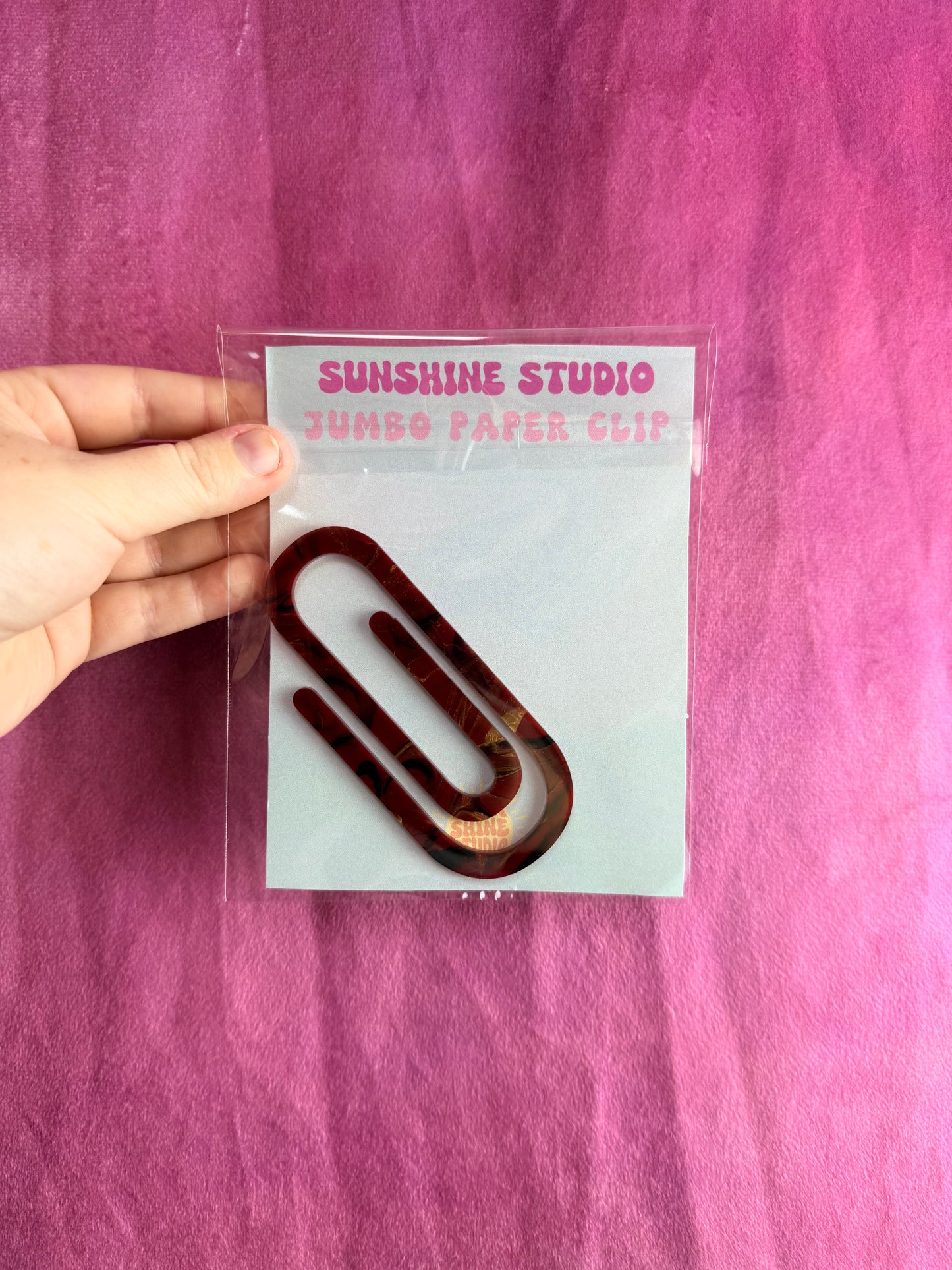 Colorful Jumbo Paperclips