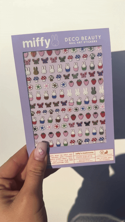 Nail Art Stickers - MIFFY'S MUSHROOMS