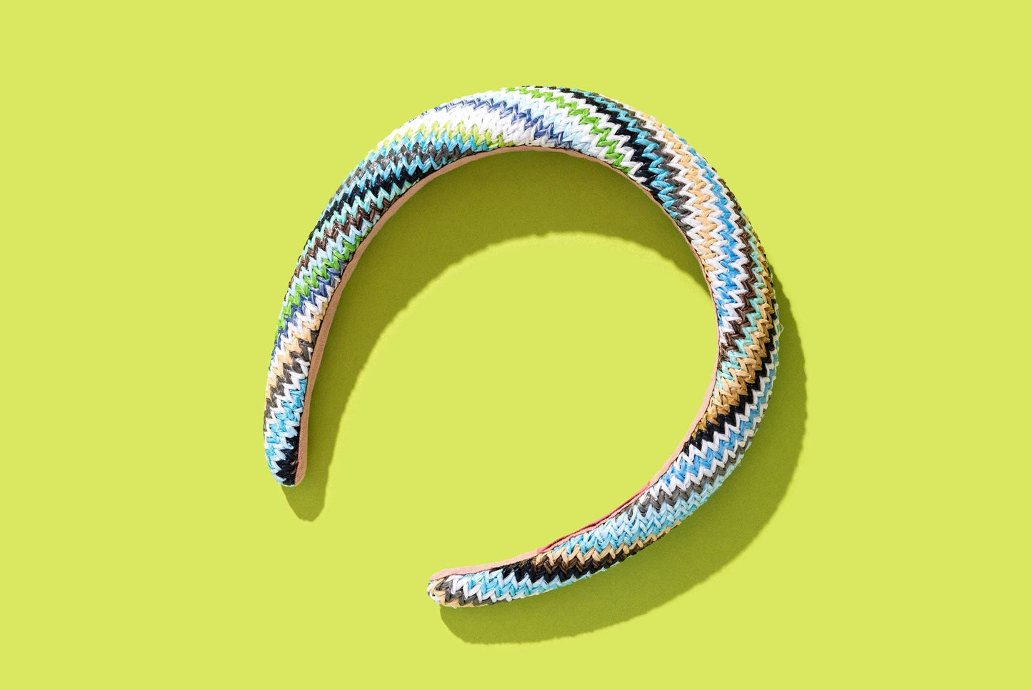 Padded Headband - Rattan - Colorful Waves - Mia
