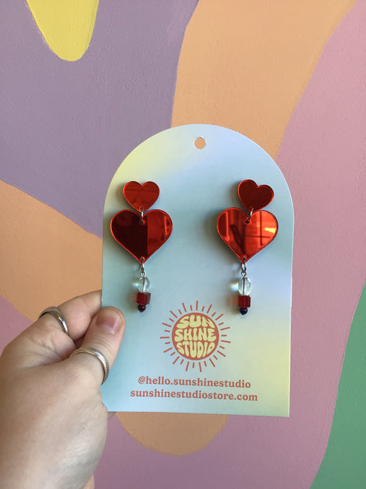 Heart’s Desire Stud Dangles