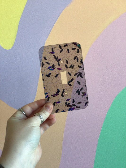 Batty Glitter Outlet Covers