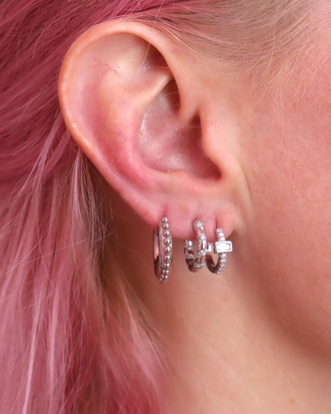 Sparkle Wrapped Hoop - Mix and Match Earring