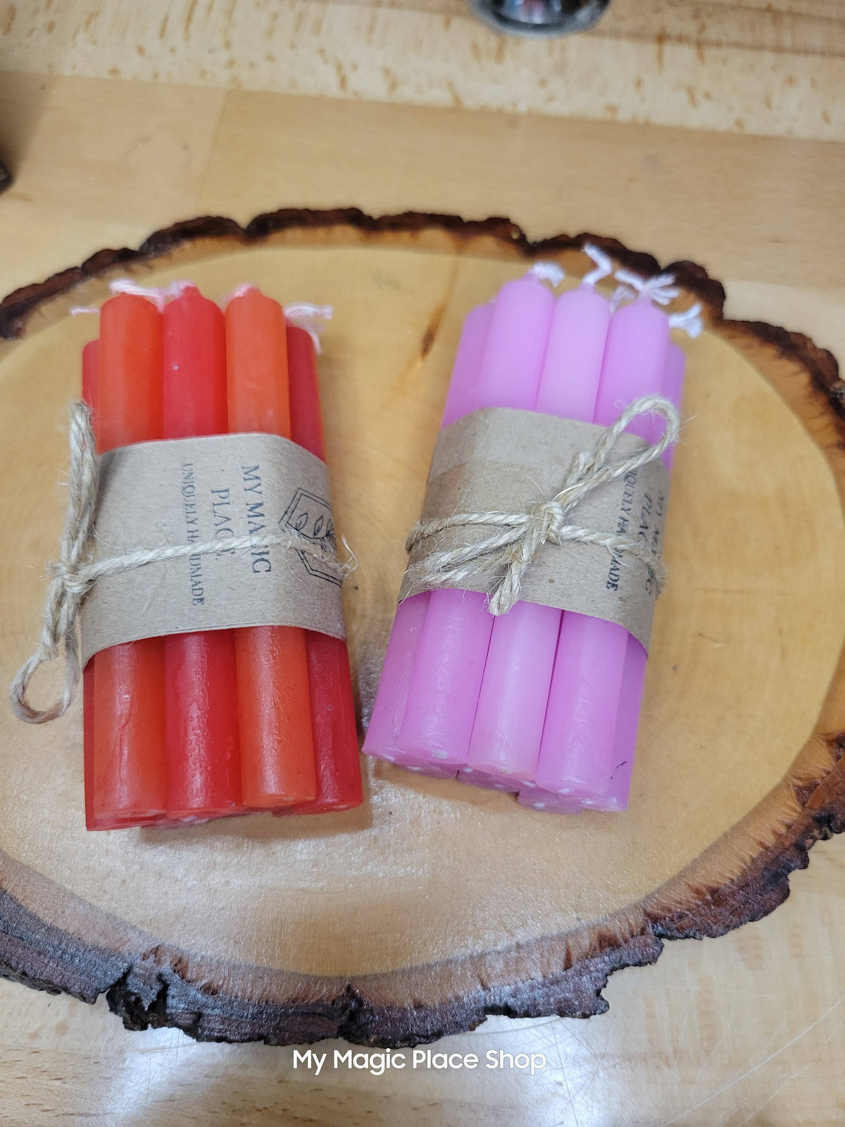 Pack of 10 colored spell candles, Chime Candle 4 Inches: Black