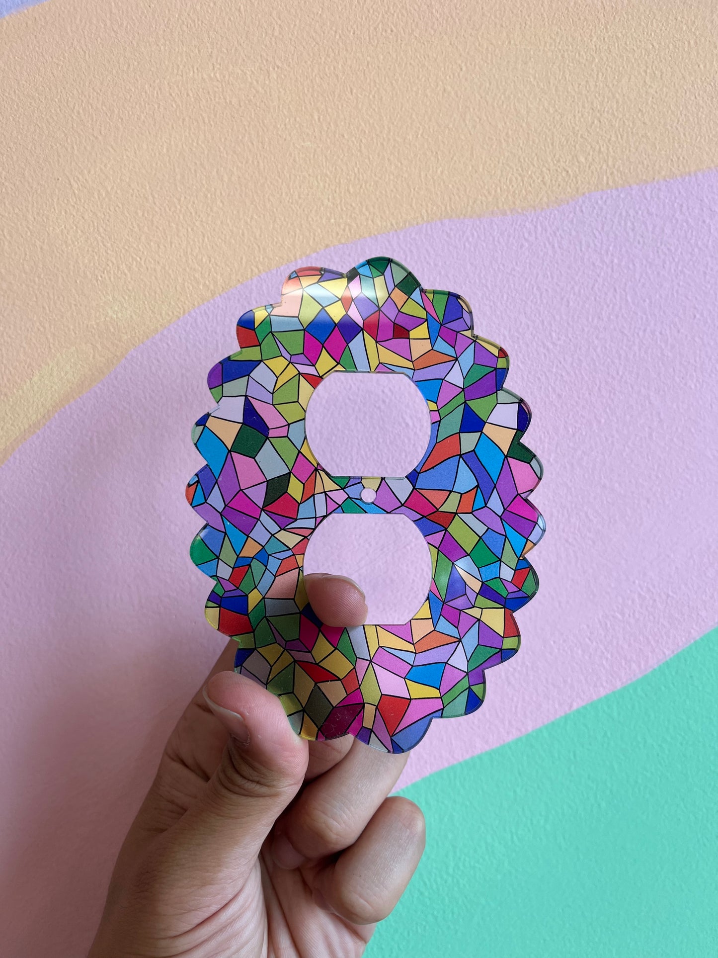 Stained Glass Mosaic Outlet Covers
