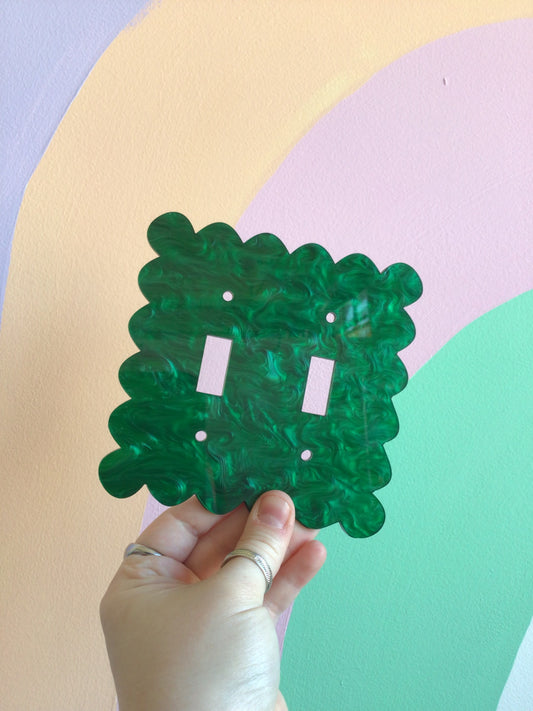 Emerald Marble Outlet Covers