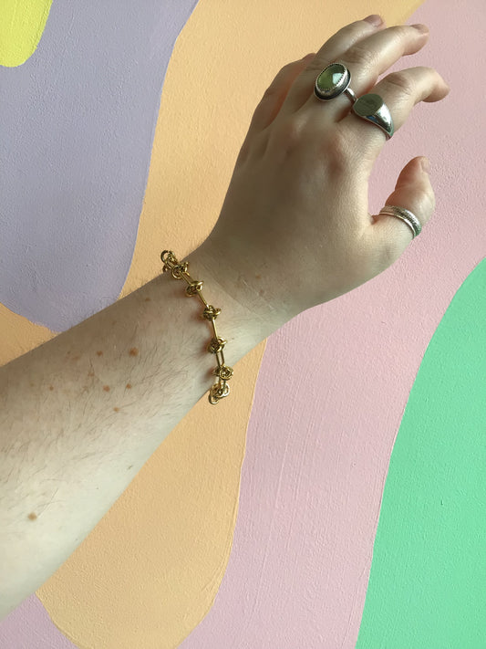 Titanium Knotted Chain Bracelet
