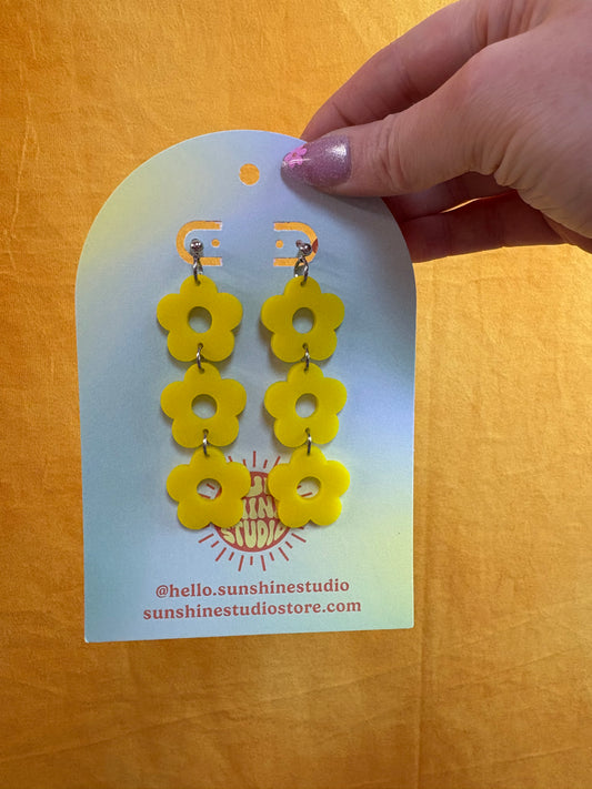 Retro Flower (Yellow)