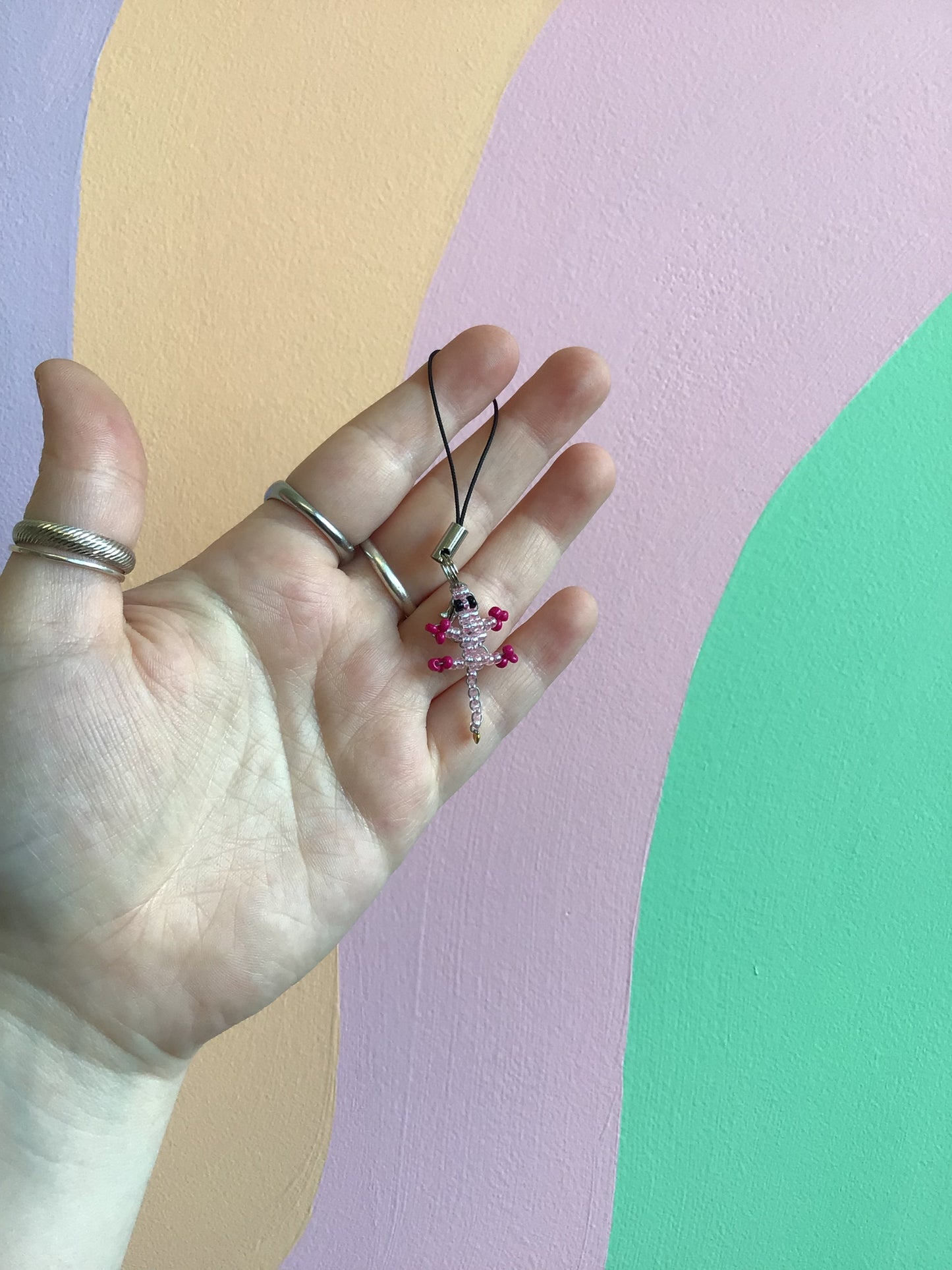 Teeny Beaded Phone/Bag Charms
