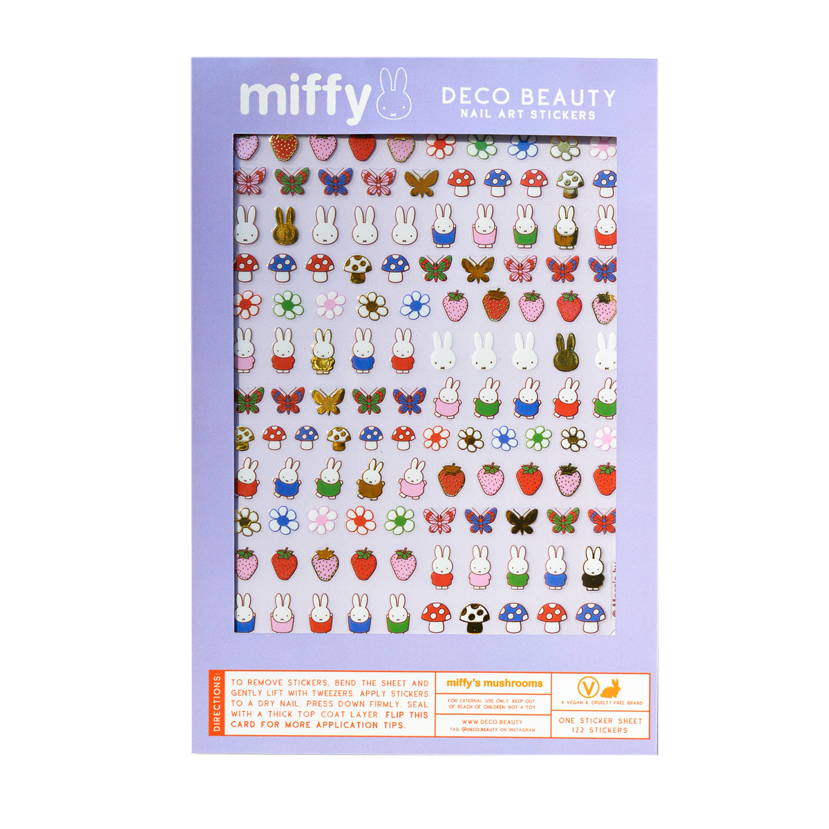 Nail Art Stickers - MIFFY'S MUSHROOMS