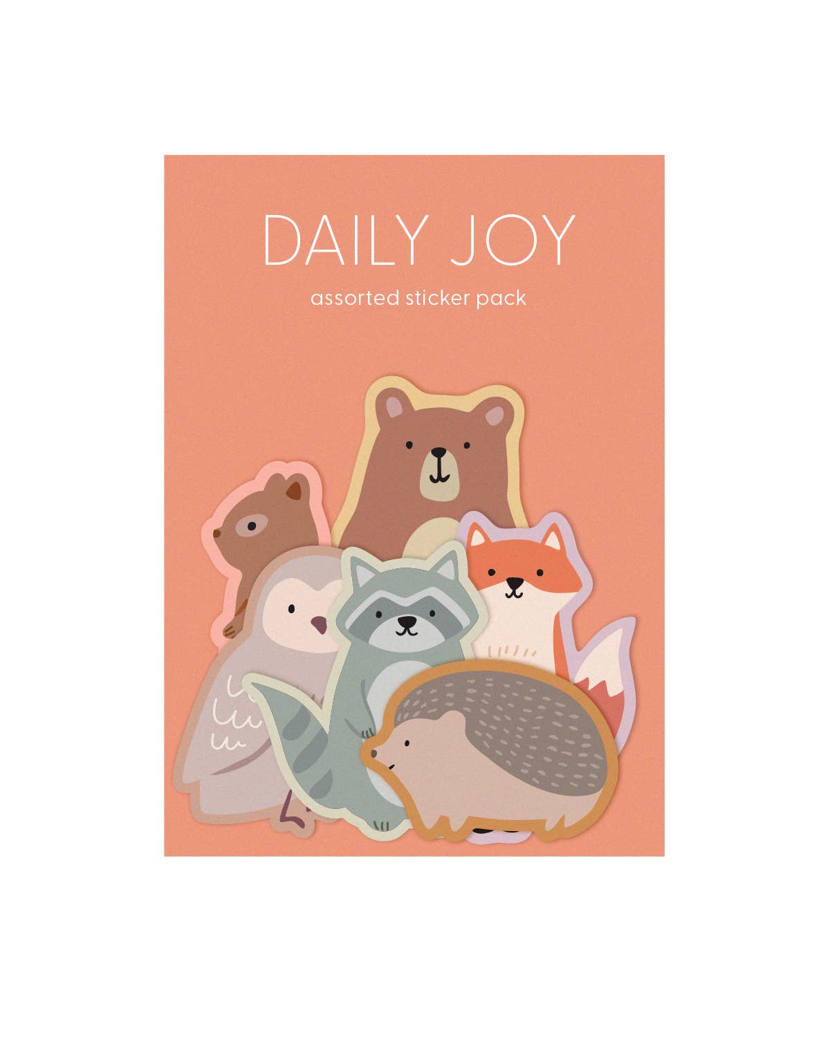 Forest Animals Flake Stickers