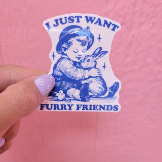 "...Furry Friends" Sticker