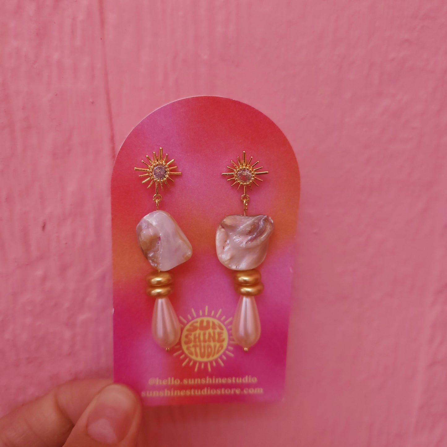 Baroque Pearl Drop Earrings