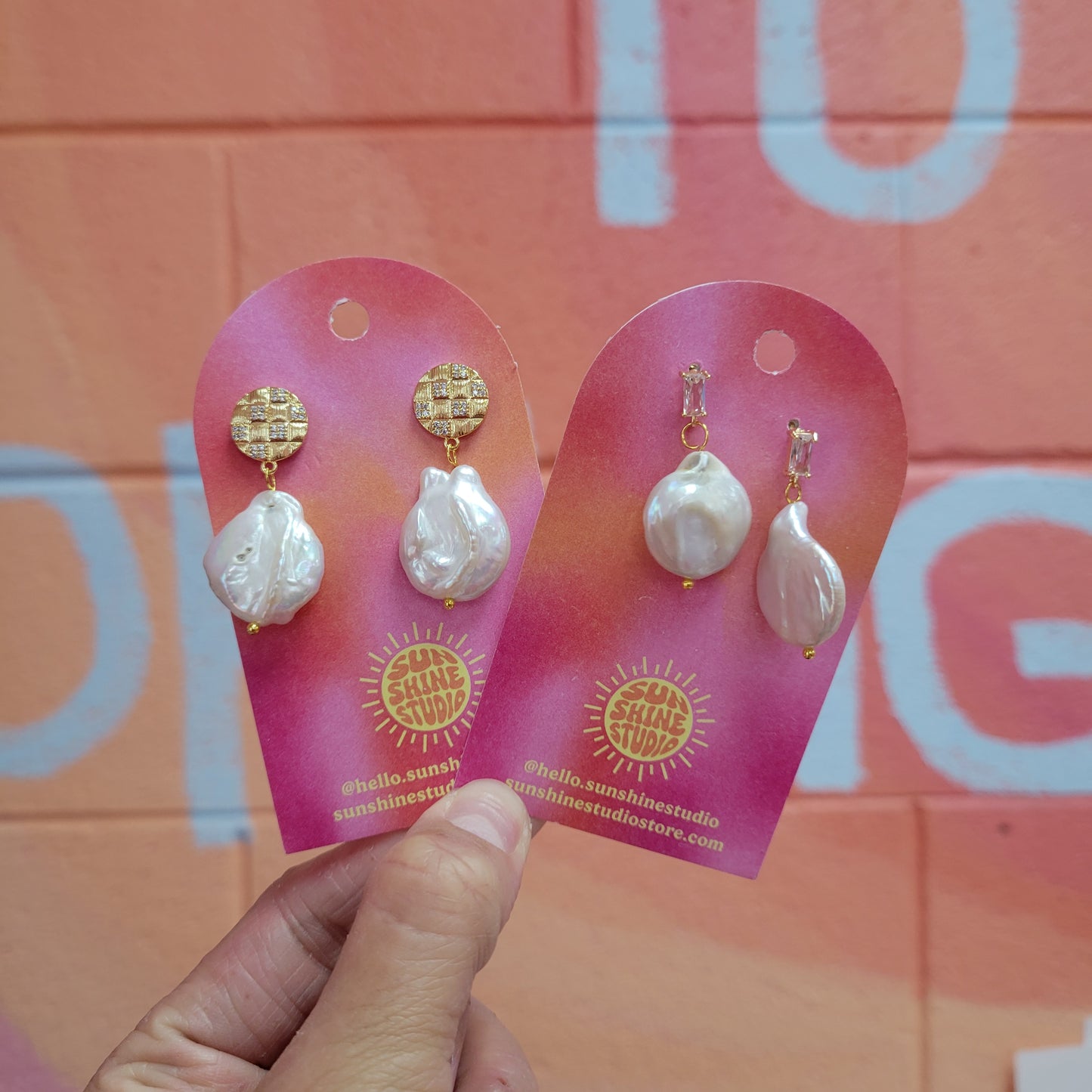 Celestial Pearl Earrings