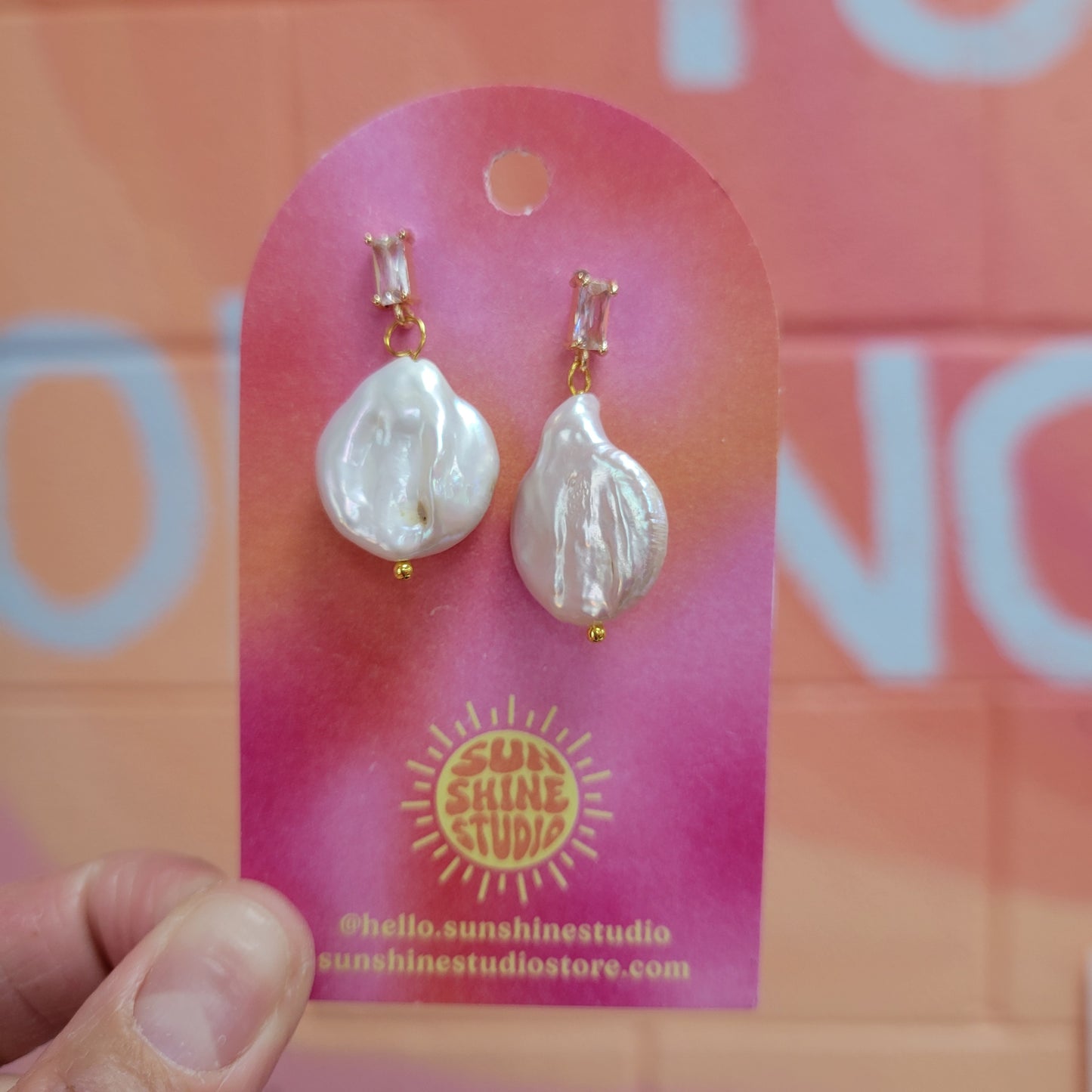 Celestial Pearl Earrings