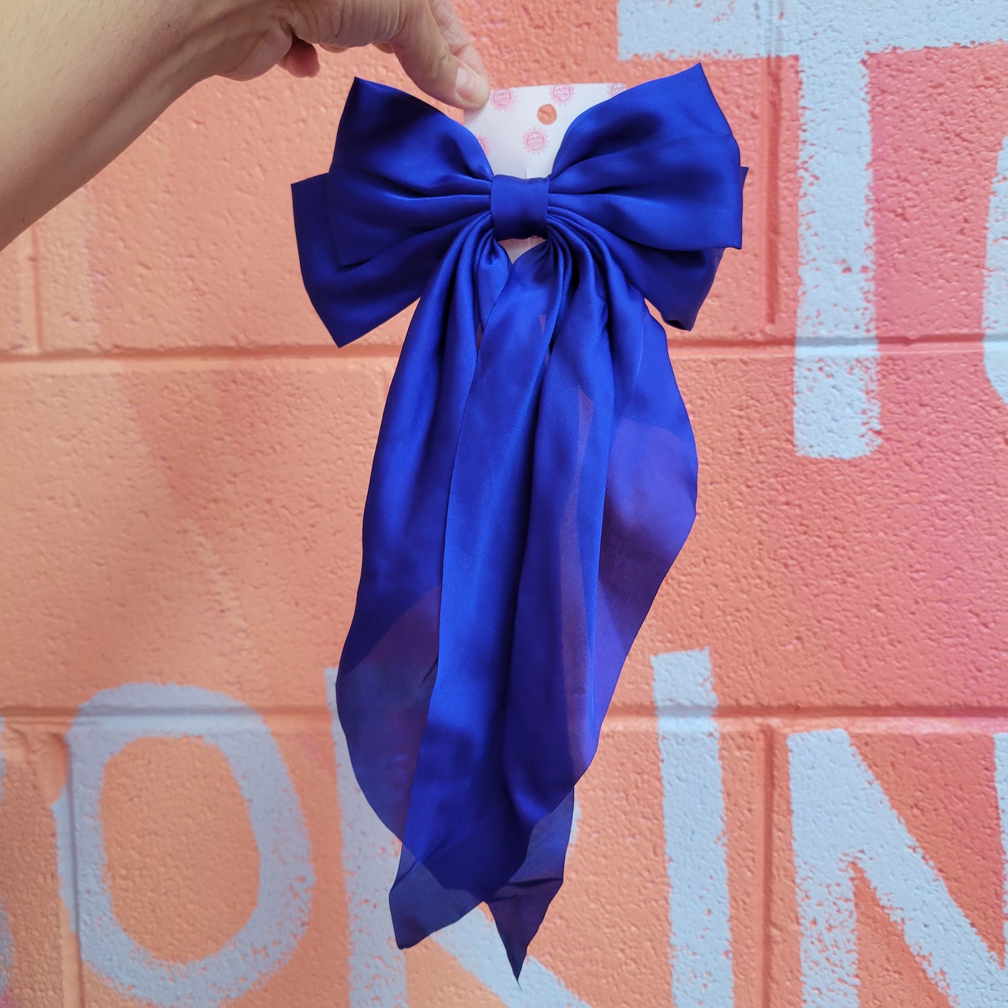 Oversized Satin Bow