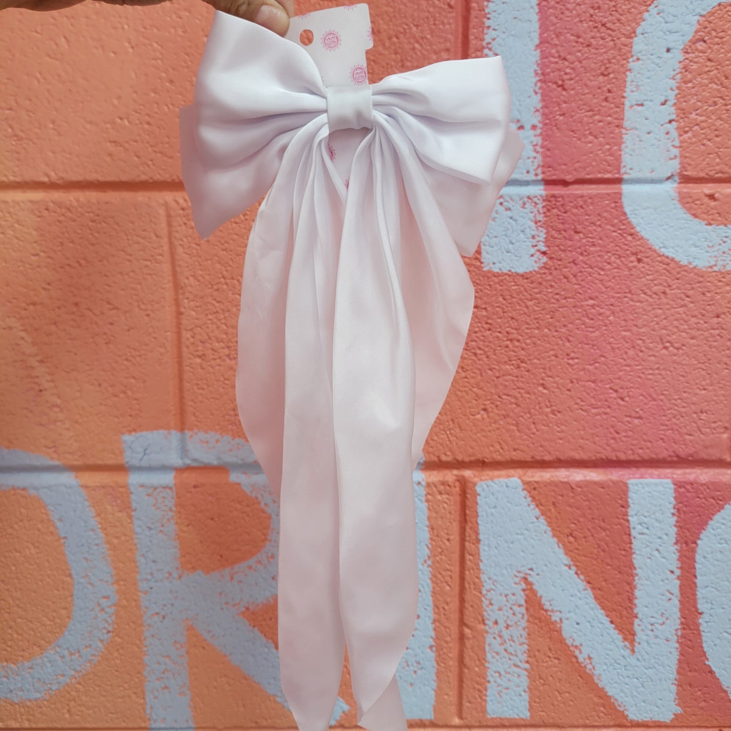 Oversized Satin Bow