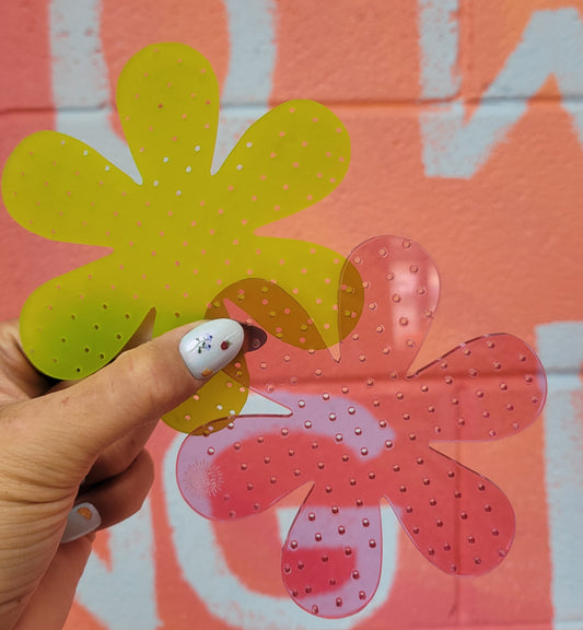 Flower Power Travel Earring Holder