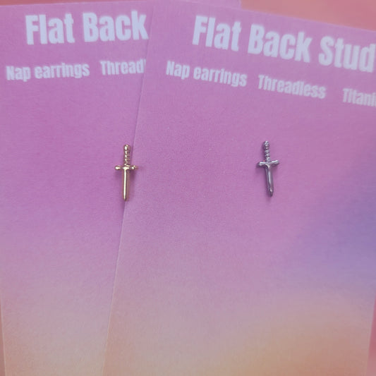 Dagger Flat Back Stud